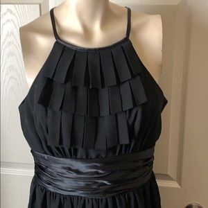 Ruffle Halter Chiffon Dress